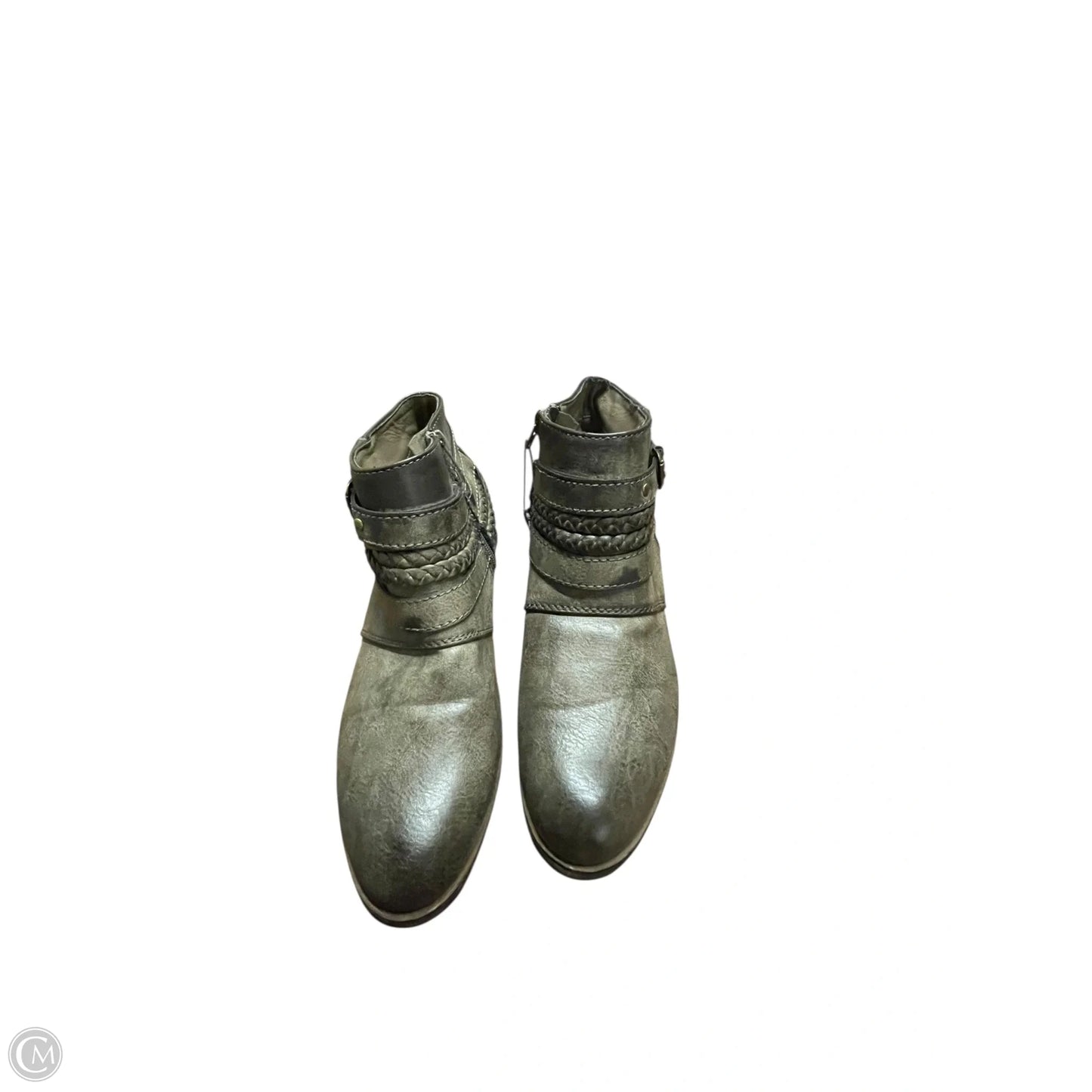 Boots Ankle Heels By Sugar In Brown, Size: 9.5