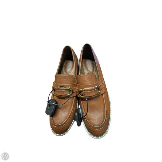 Shoes Flats By Sofft In Brown, Size: 9.5