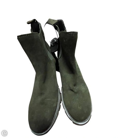 Boots Ankle Heels By Steve Madden In Green, Size: 10