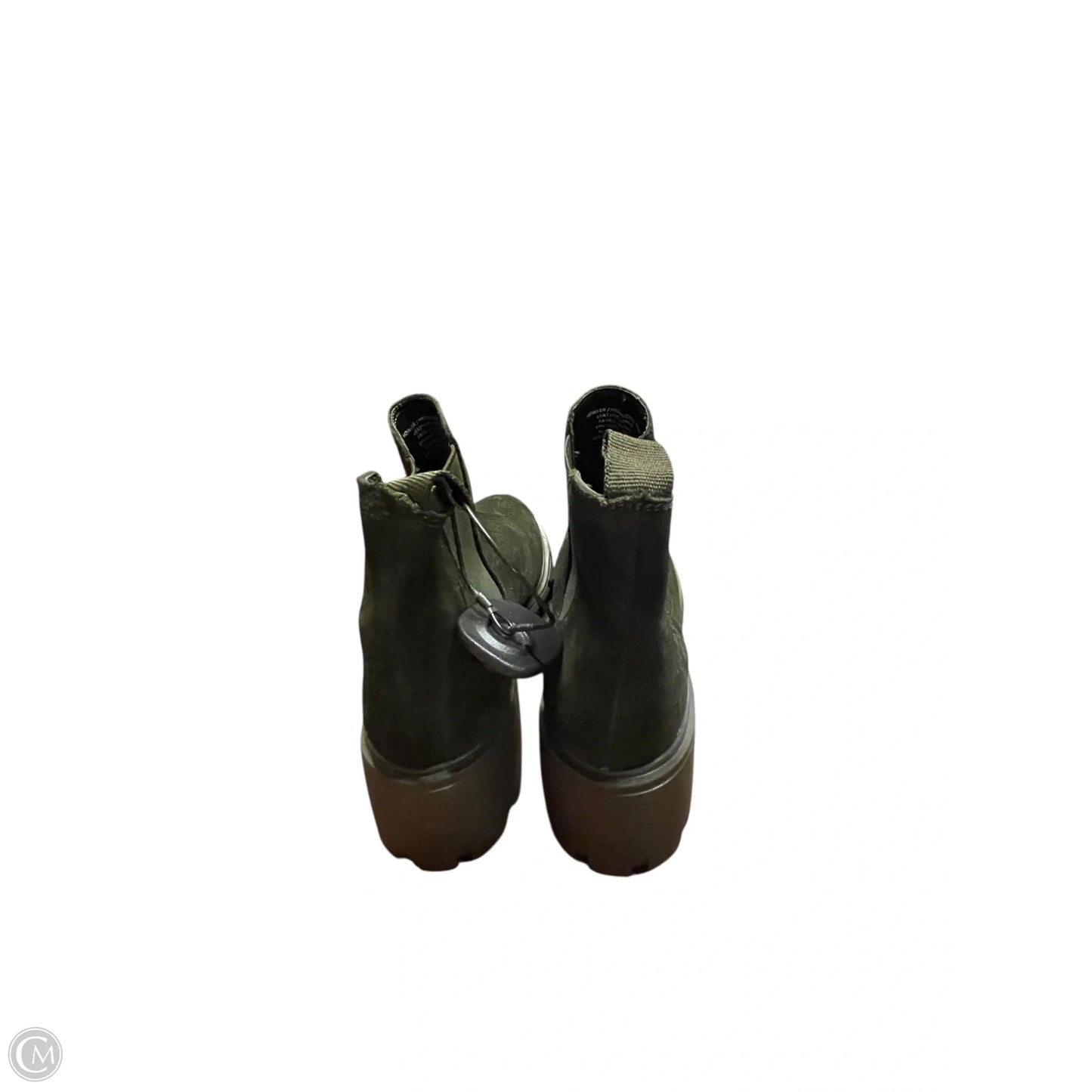 Boots Ankle Heels By Steve Madden In Green, Size: 10