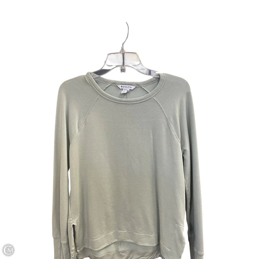 Top Long Sleeve By Athleta In Grey, Size: S