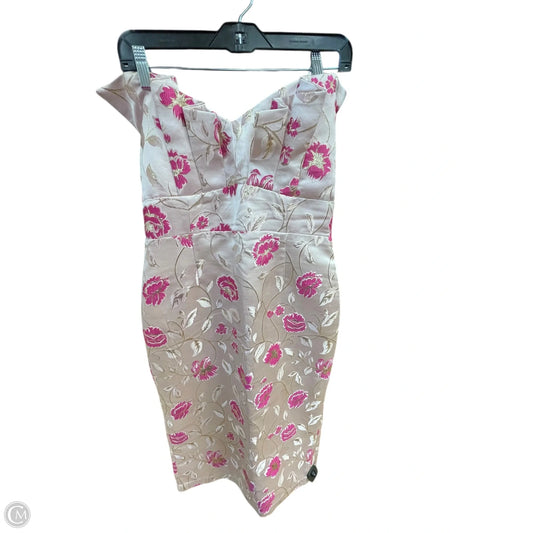 Dress Party Midi By Fate In Pink & Red, Size: M