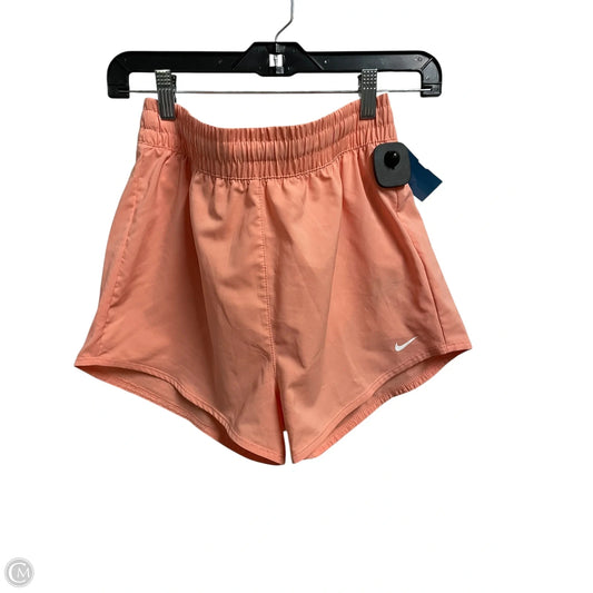 Athletic Shorts By Nike Apparel In Peach, Size: Xl