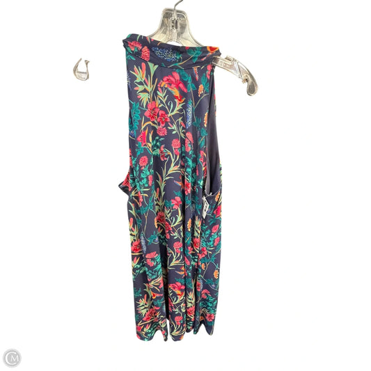 Dress Casual Midi By Decree In Blue, Size: 1x