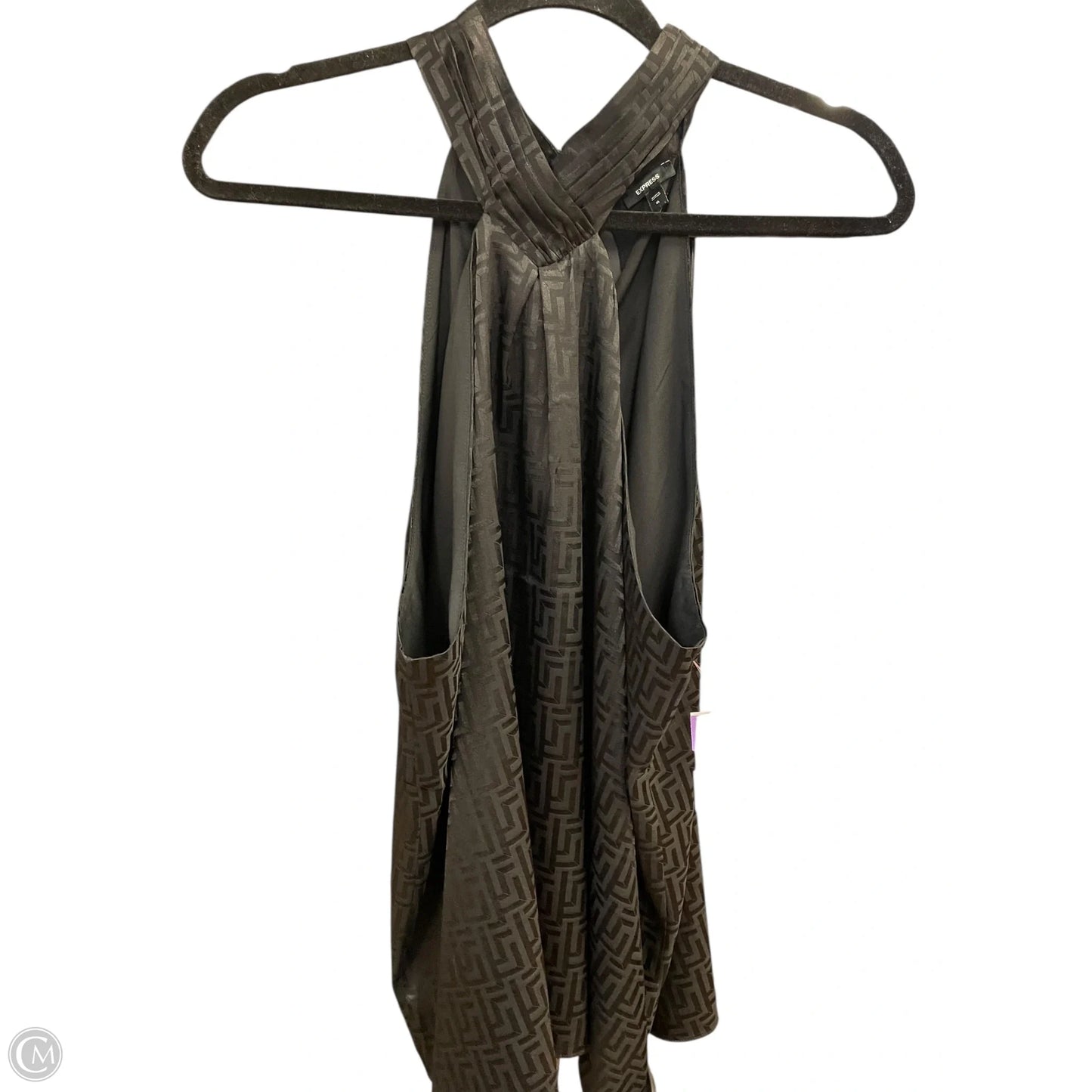 Top Sleeveless By Express In Black, Size: Xl