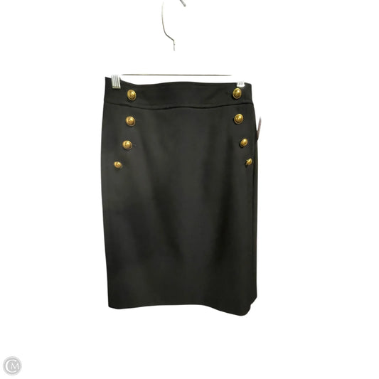 Skirt Midi By Loft In Black, Size: 0
