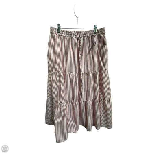 Skirt Maxi By Talbots In Pink, Size: M