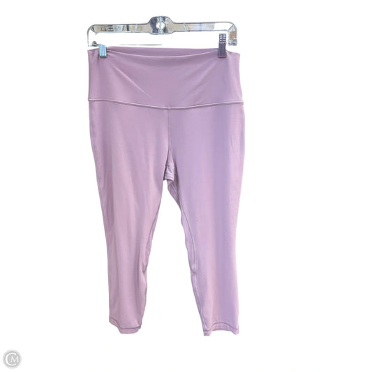 Athletic Leggings By Lululemon In Pink, Size: 8