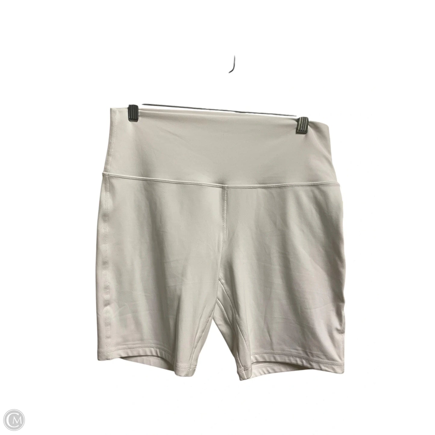 Athletic Shorts By Lululemon In White, Size: M