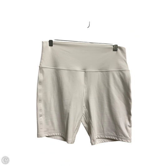 Athletic Shorts By Lululemon In White, Size: M