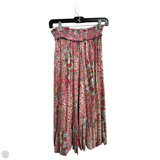 Skirt Maxi By Angie In Floral Print, Size: S