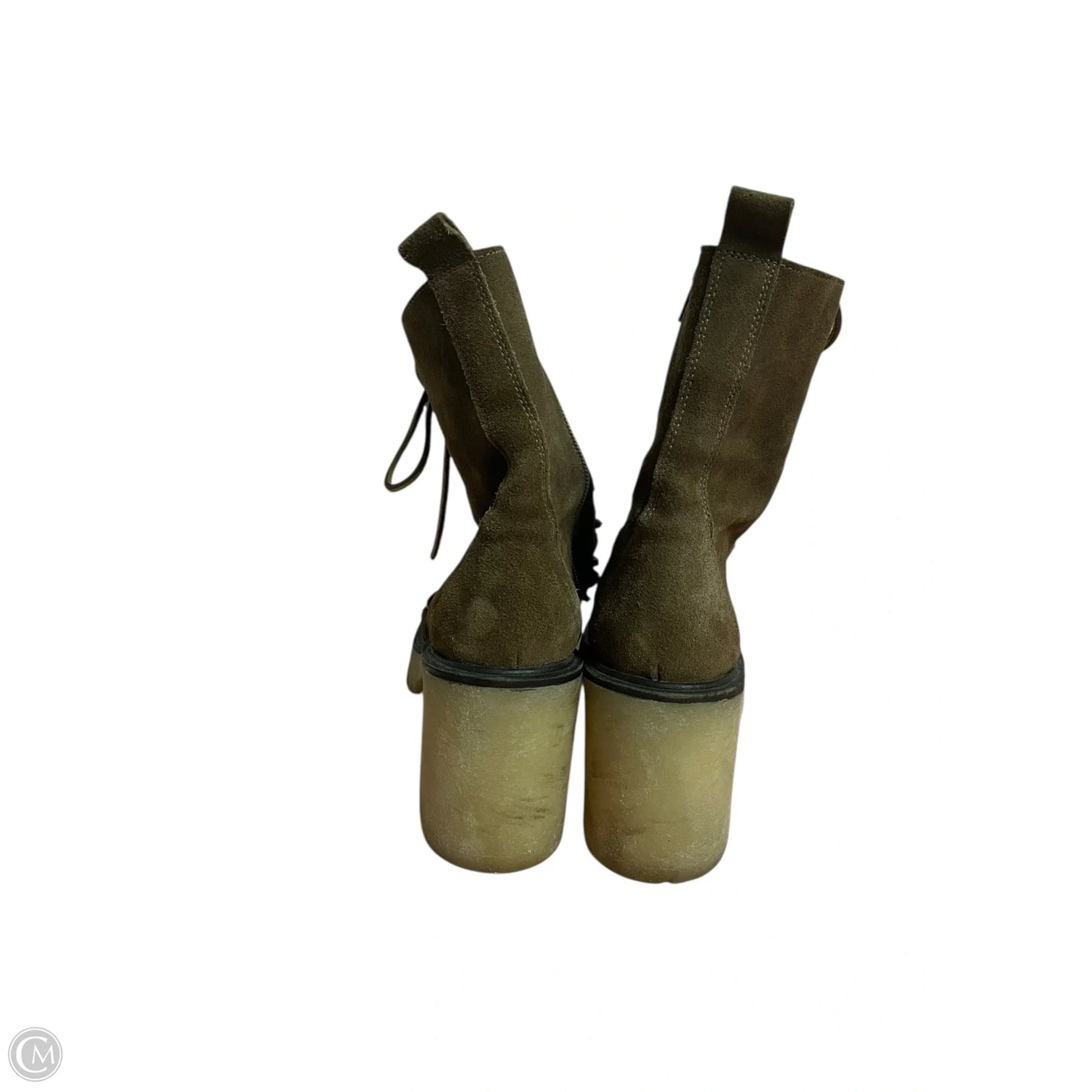 Boots Ankle Heels By Free People In Brown, Size: 6.5