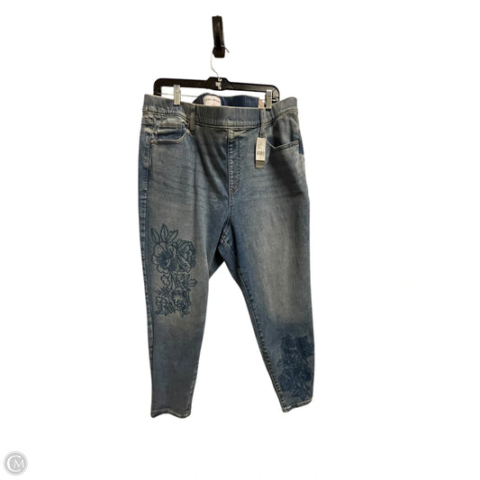 Jeans Jeggings By Lane Bryant In Blue, Size: 22