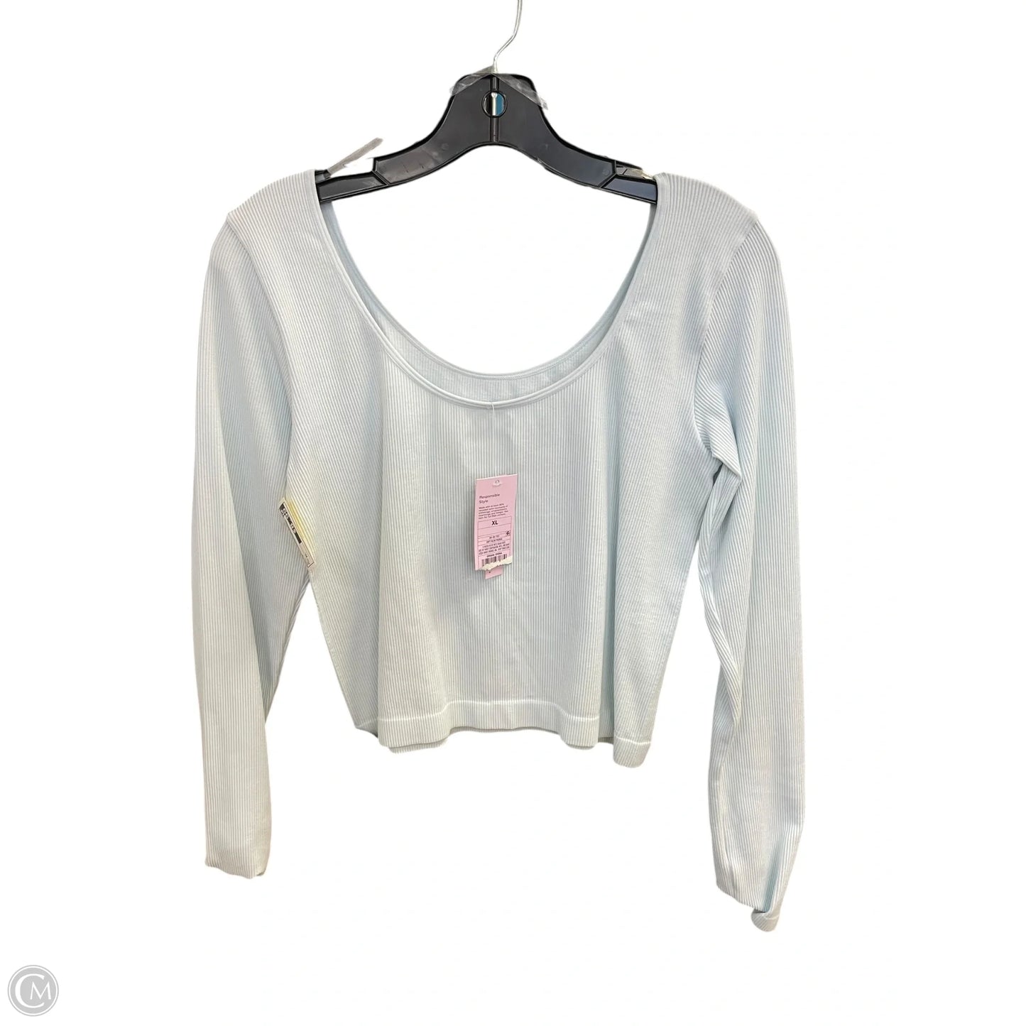 Top Long Sleeve By Wild Fable In Blue, Size: Xl