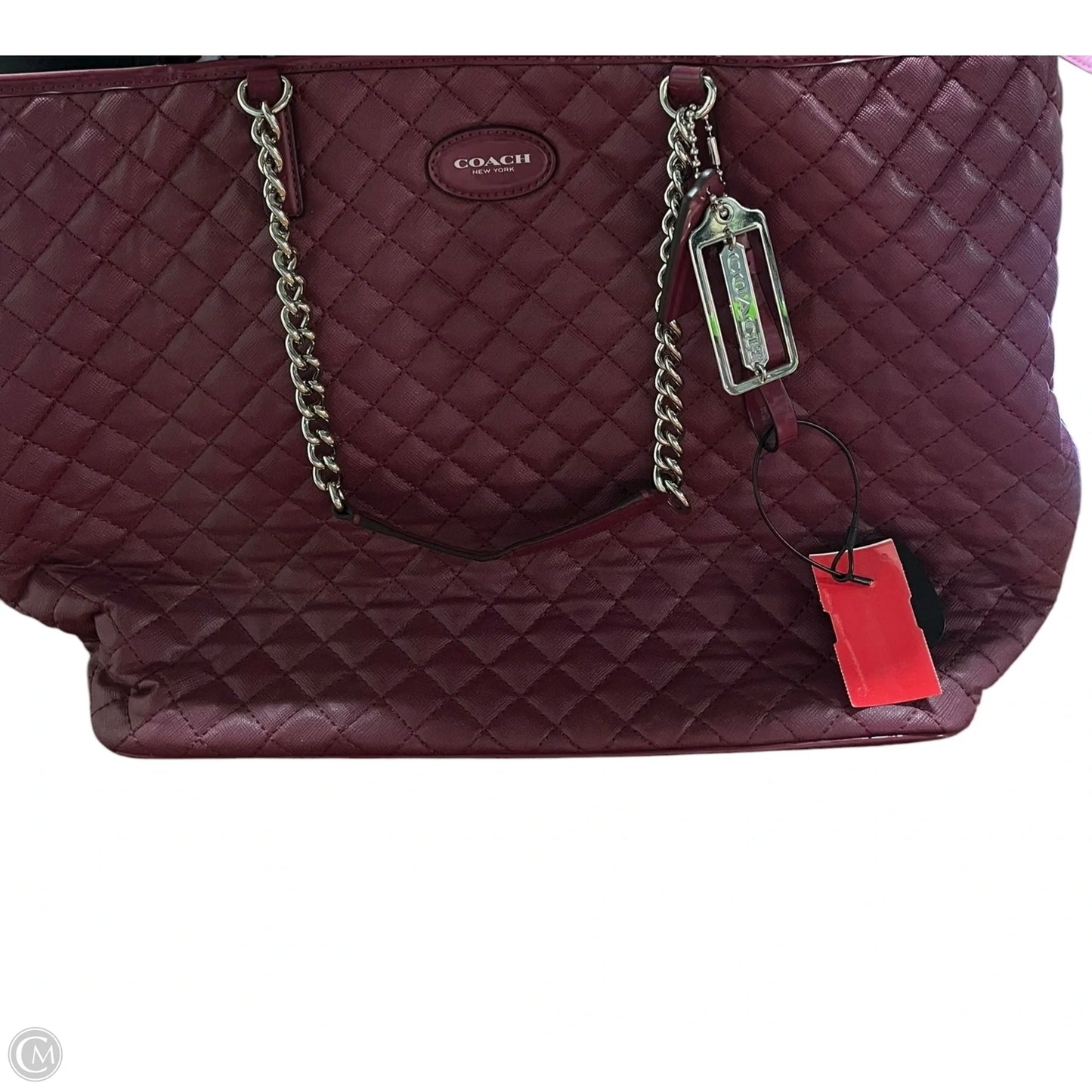 Tote Designer By Coach, Size: Large