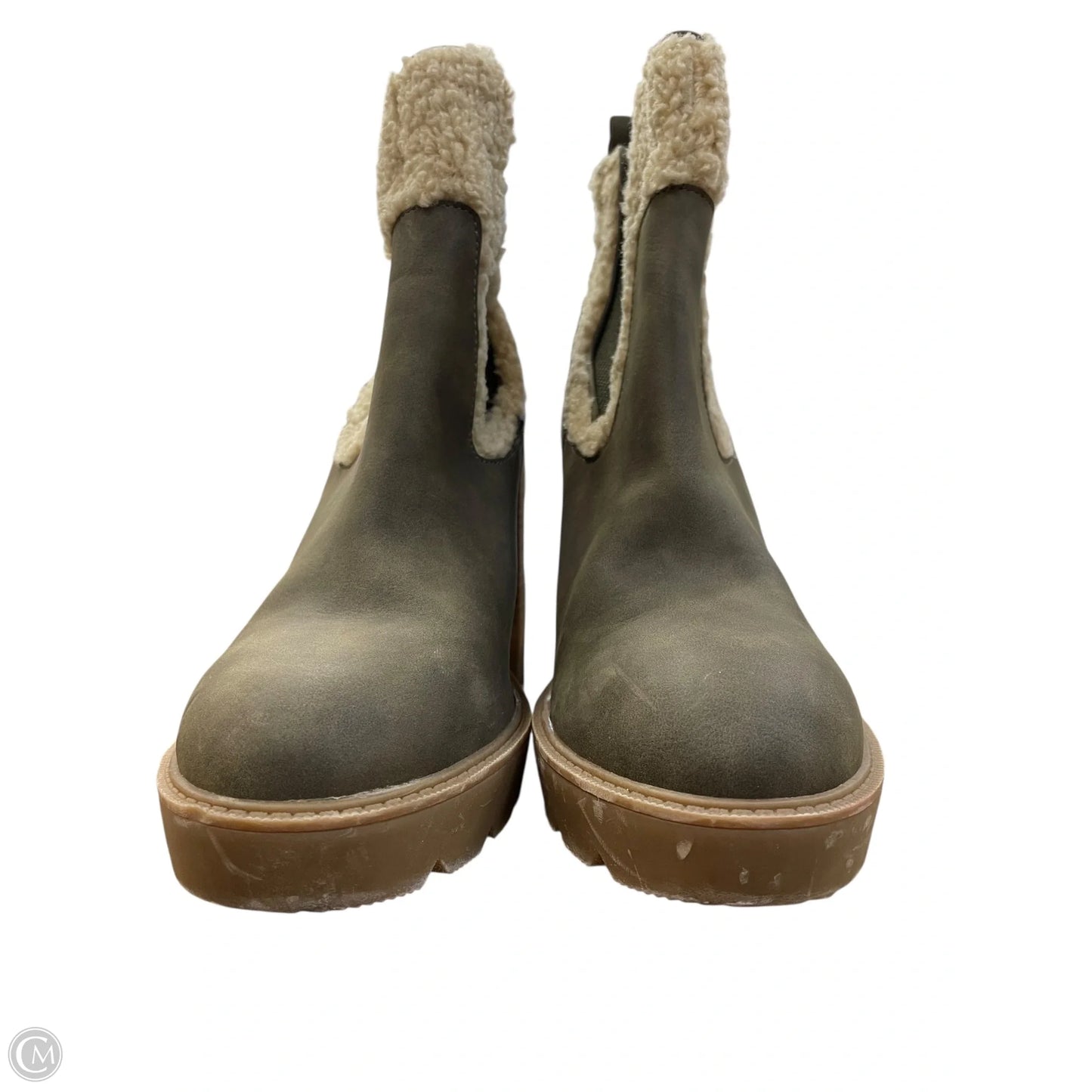 Boots Ankle Heels By Dolce Vita In Green, Size: 8.5