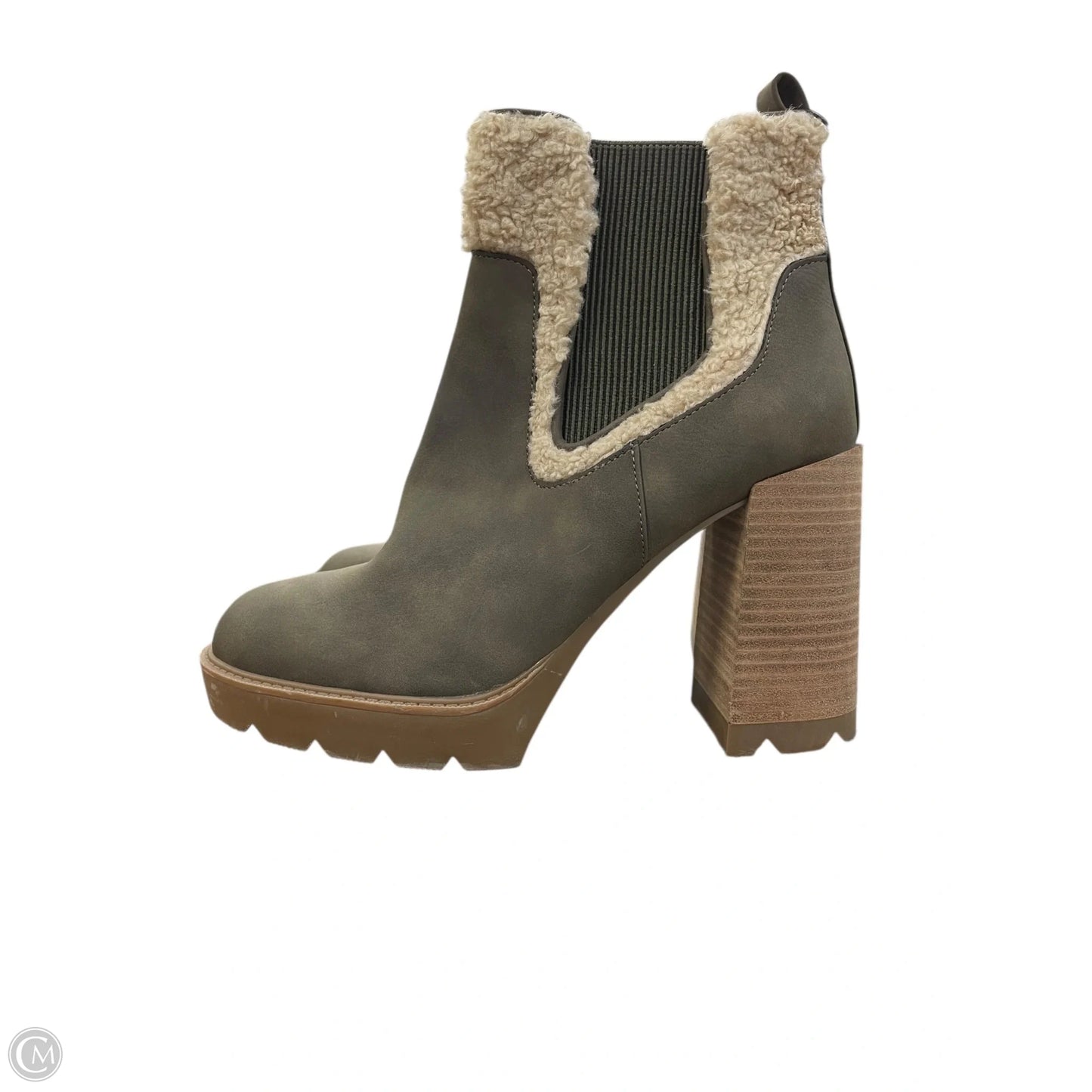 Boots Ankle Heels By Dolce Vita In Green, Size: 8.5