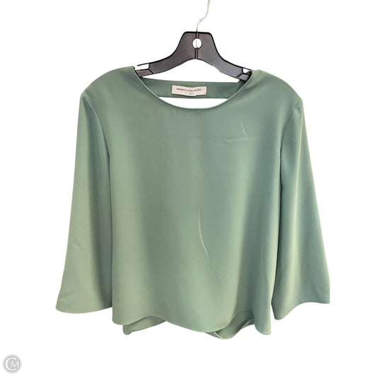 Top Long Sleeve By Amanda Uprichard In Green, Size: M