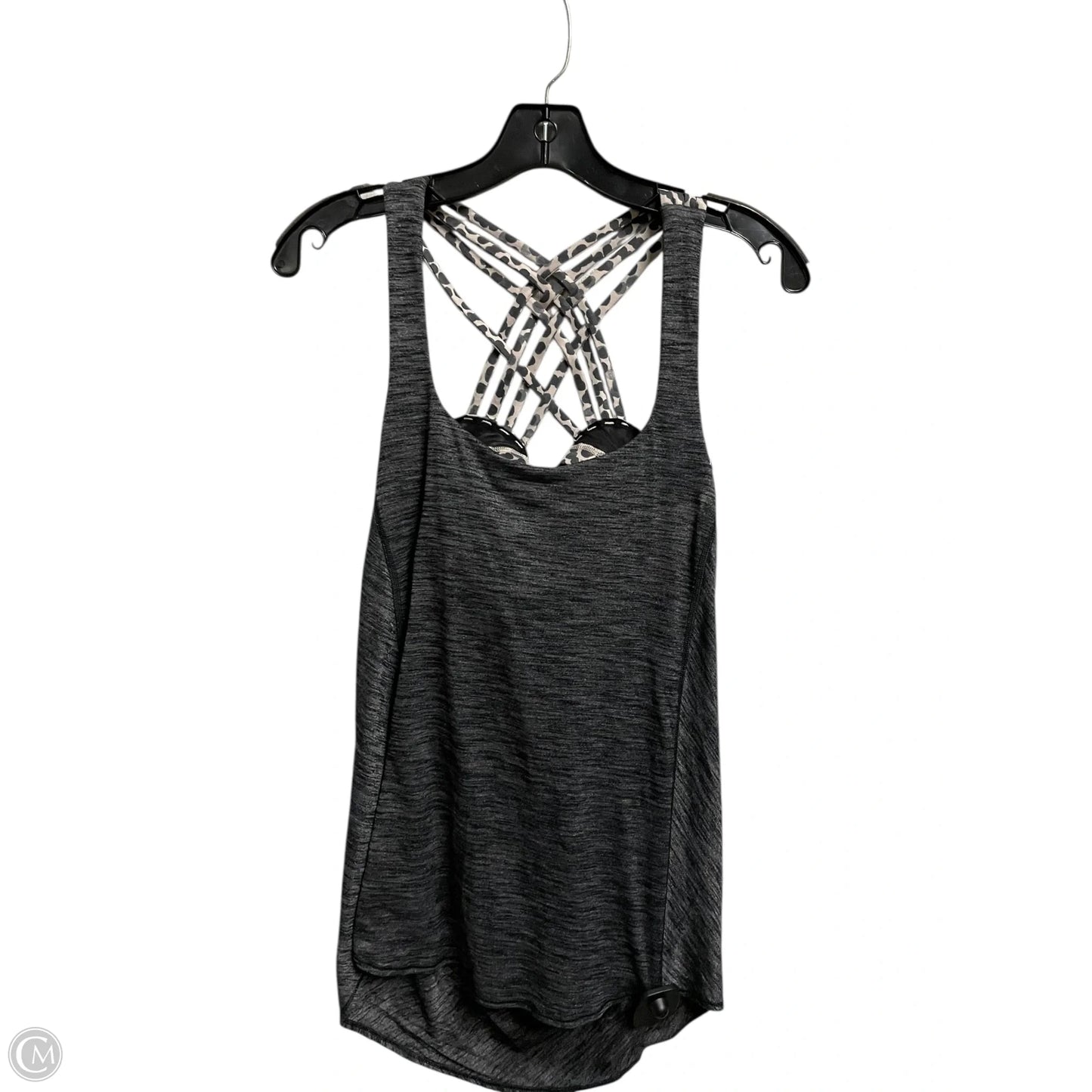 Athletic Tank Top By Lululemon In Grey, Size: M