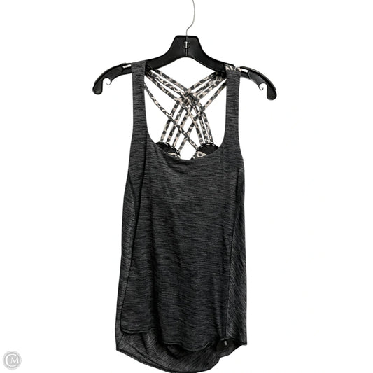 Athletic Tank Top By Lululemon In Grey, Size: M