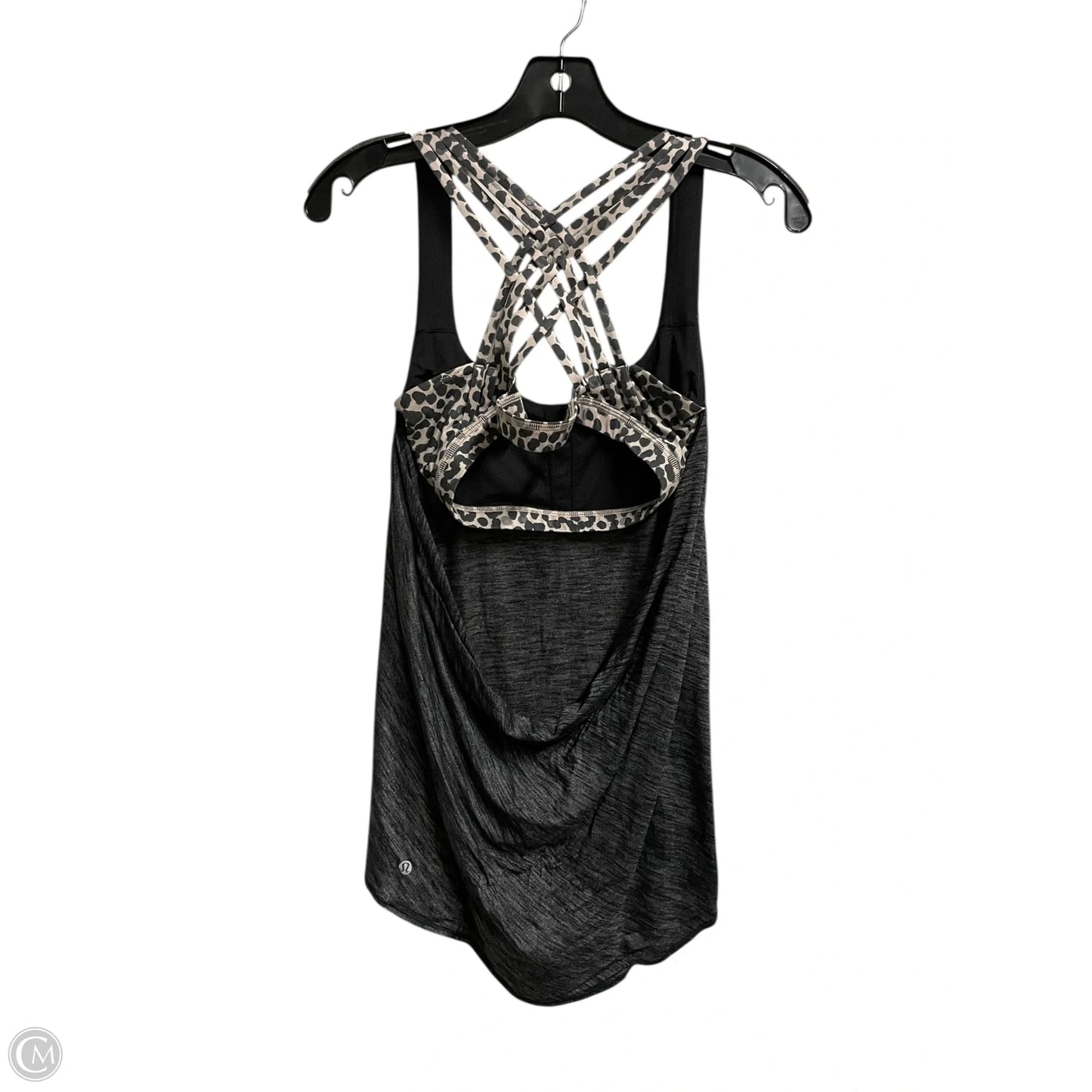 Athletic Tank Top By Lululemon In Grey, Size: M