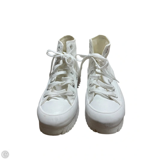 Shoes Heels Platform By Converse In White, Size: 6.5