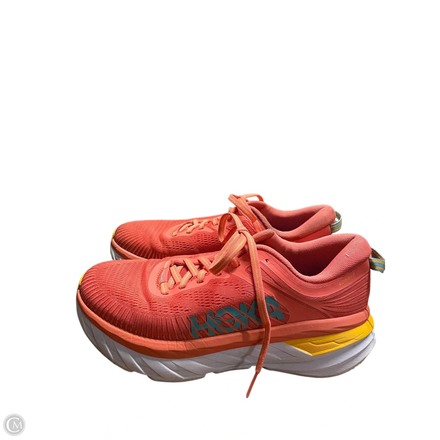 Shoes Athletic By Hoka In Orange, Size: 7.5