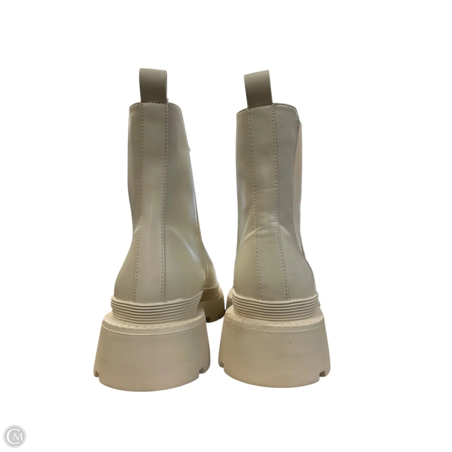 Boots Ankle Flats By American Eagle In Cream, Size: 10