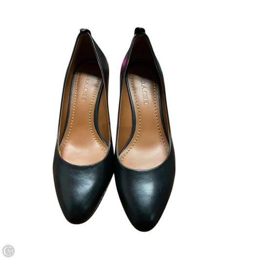 Shoes Designer By Coach In Black, Size: 7.5