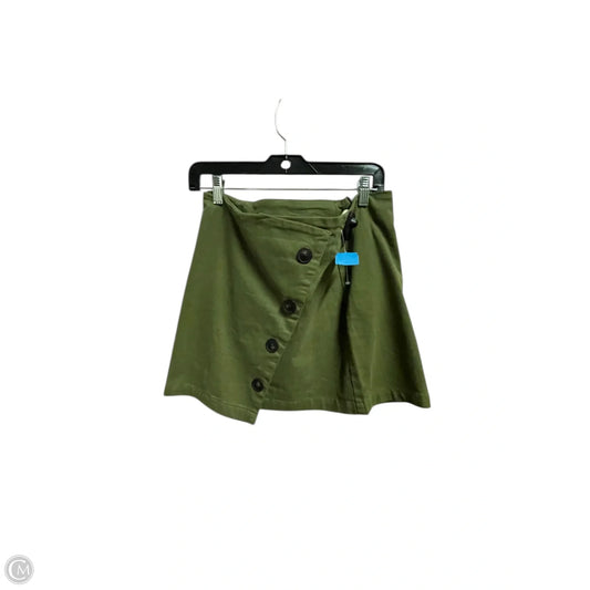 Skirt Mini & Short By Harper In Green, Size: M