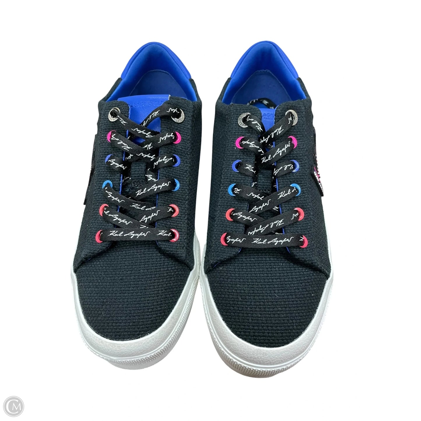 Shoes Designer By Karl Lagerfeld In Black, Size: 9.5
