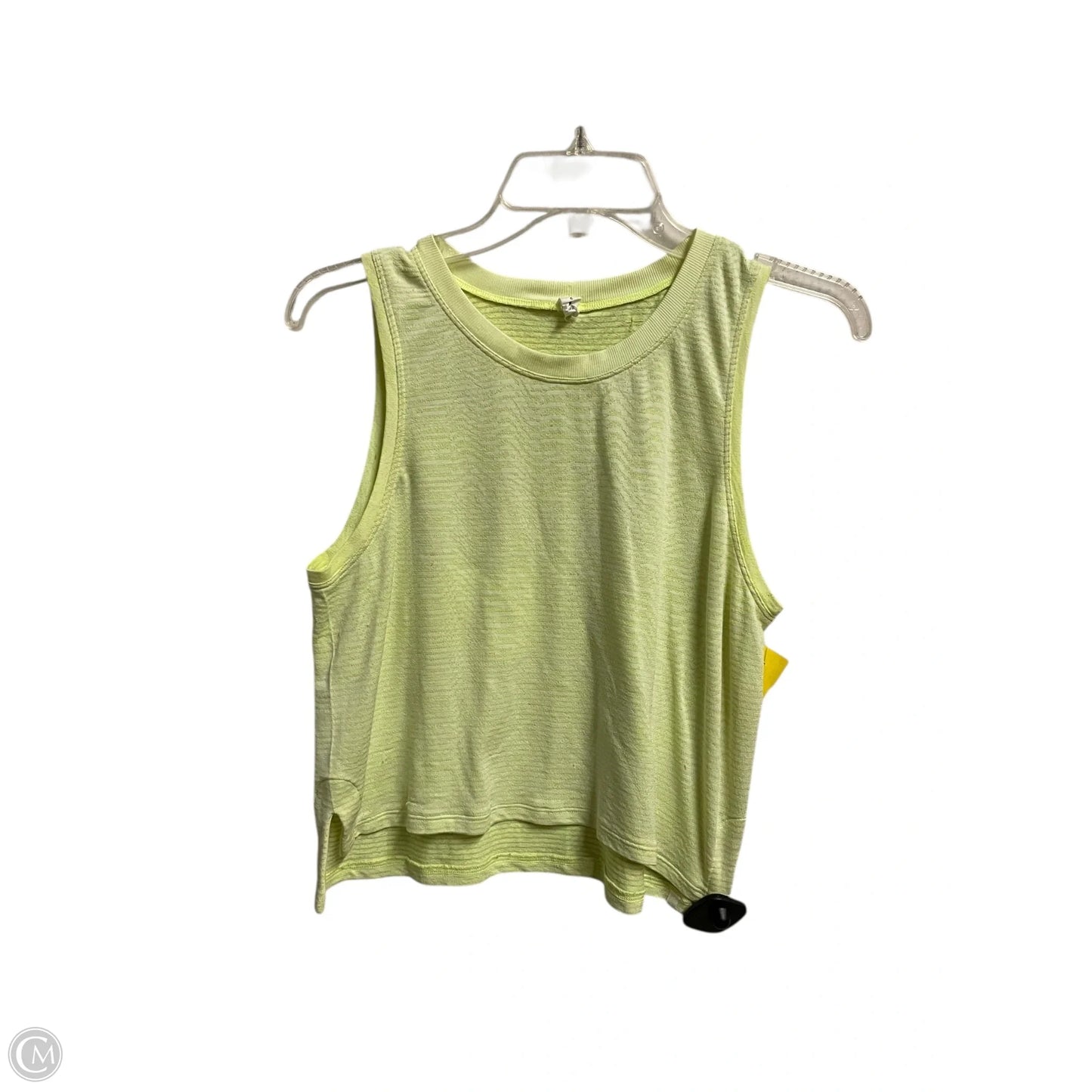 Athletic Tank Top By Lululemon In Yellow, Size: 6