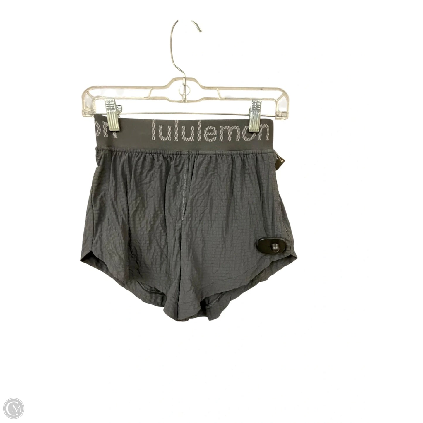 Athletic Shorts By Lululemon In Grey, Size: 4