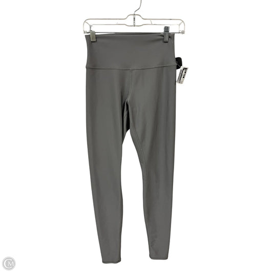 Athletic Leggings By Alo In Grey, Size: M