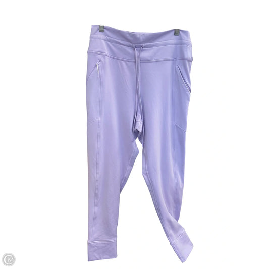 Athletic Pants By Offline By Aerie In Purple, Size: Xl