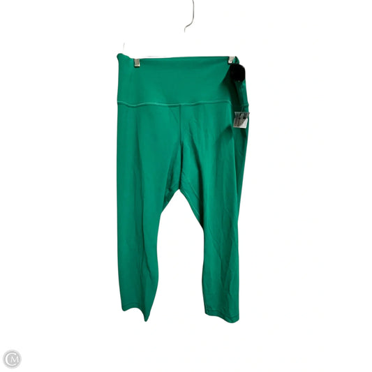Athletic Leggings By Lululemon In Green, Size: 14