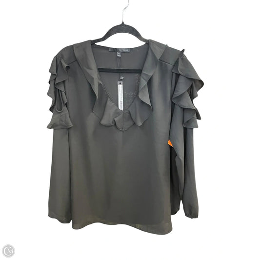 Top Short Sleeve By Harve Bernard In Black, Size: Xl