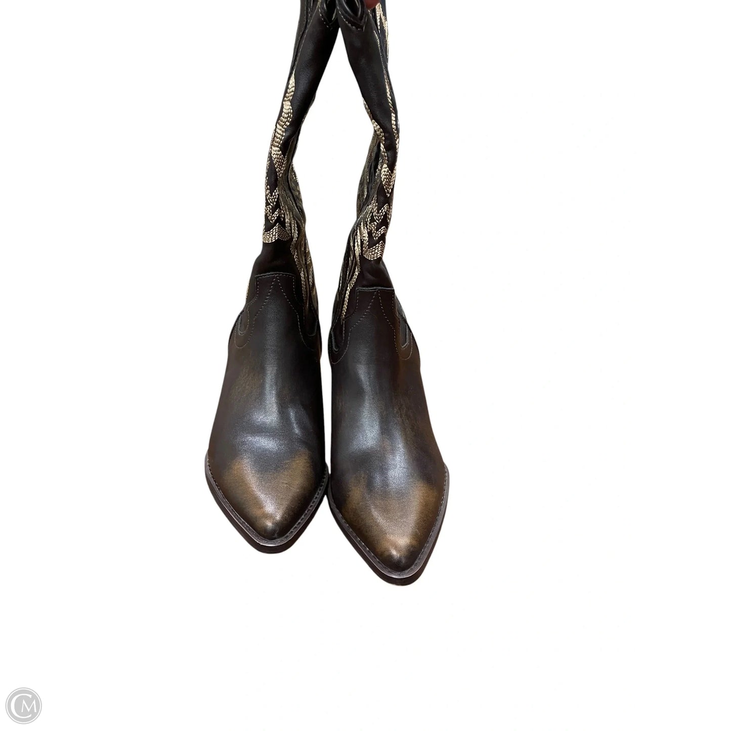 Boots Knee Flats By Oasis Society In Brown, Size: 6
