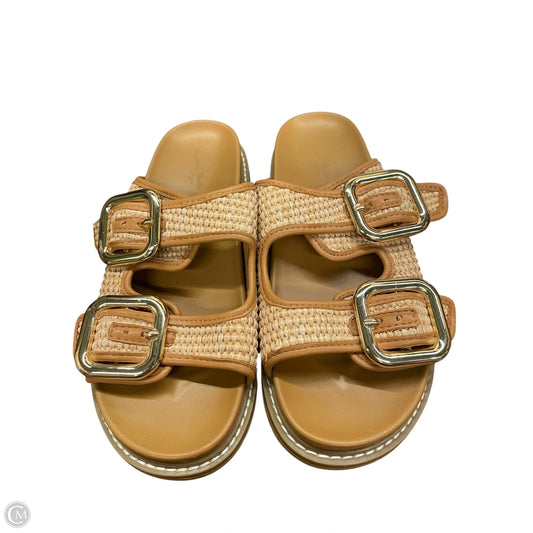 Sandals Flats By Universal Thread In Brown, Size: 7