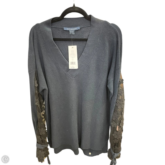 Top Long Sleeve By French Connection In Blue, Size: L