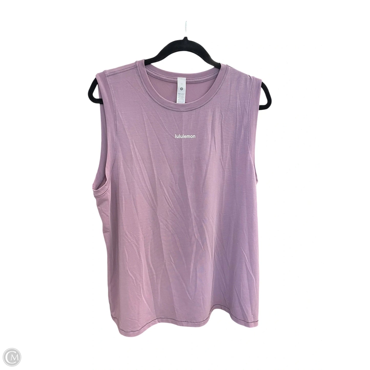 Athletic Tank Top By Lululemon In Purple, Size: 12