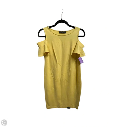 Dress Casual Midi By Clothes Mentor In Yellow, Size: Xs