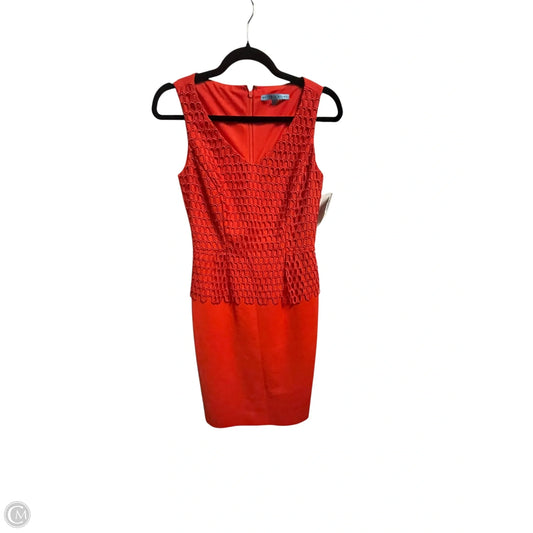 Dress Casual Midi By Antonio Melani In Orange, Size: 0