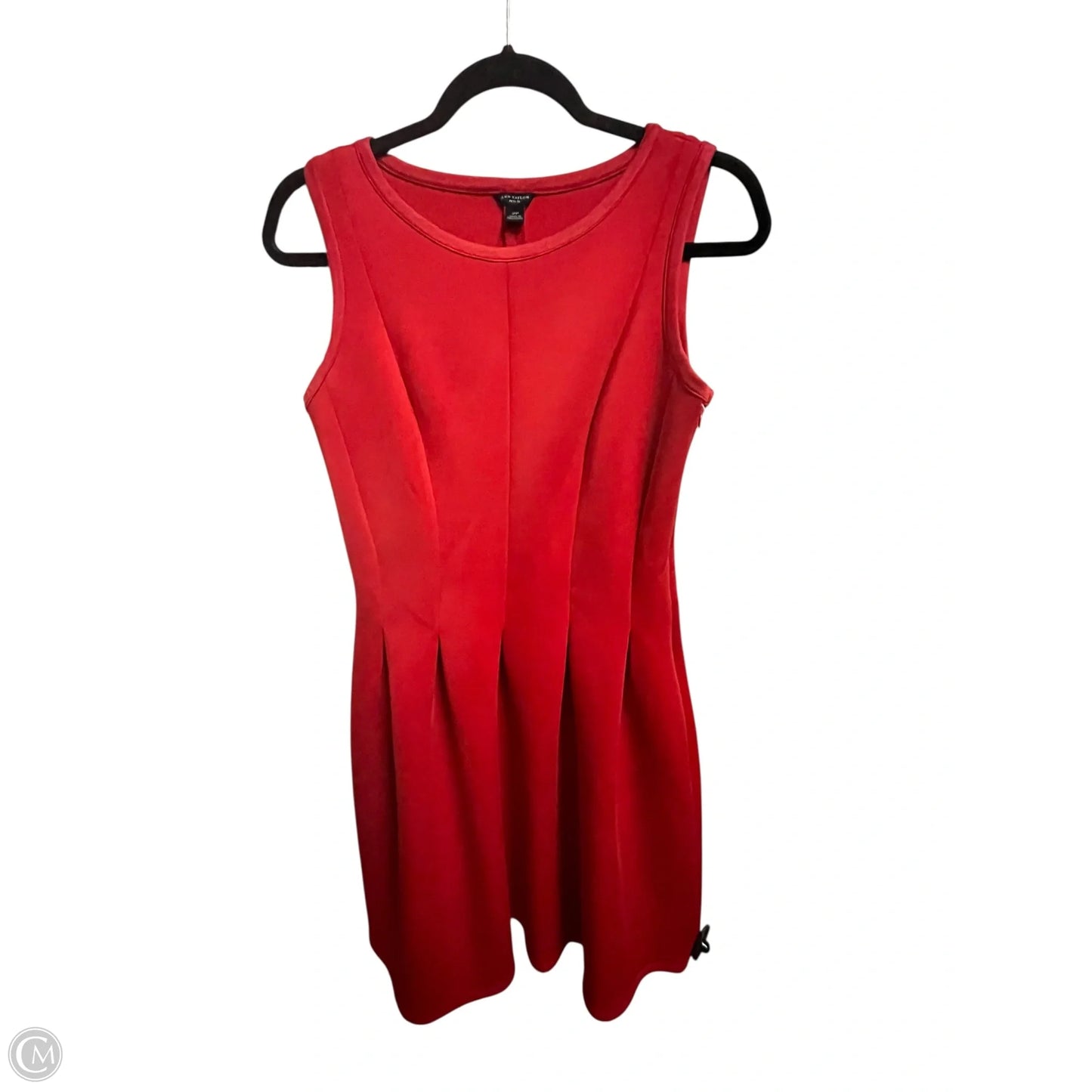 Dress Casual Midi By Ann Taylor In Red, Size: 2p