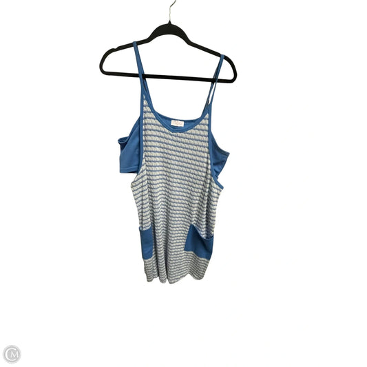 Dress Casual Midi By Pink Lily In Blue, Size: L