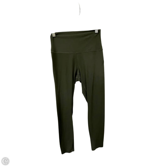 Athletic Leggings By Lululemon In Green, Size: 6