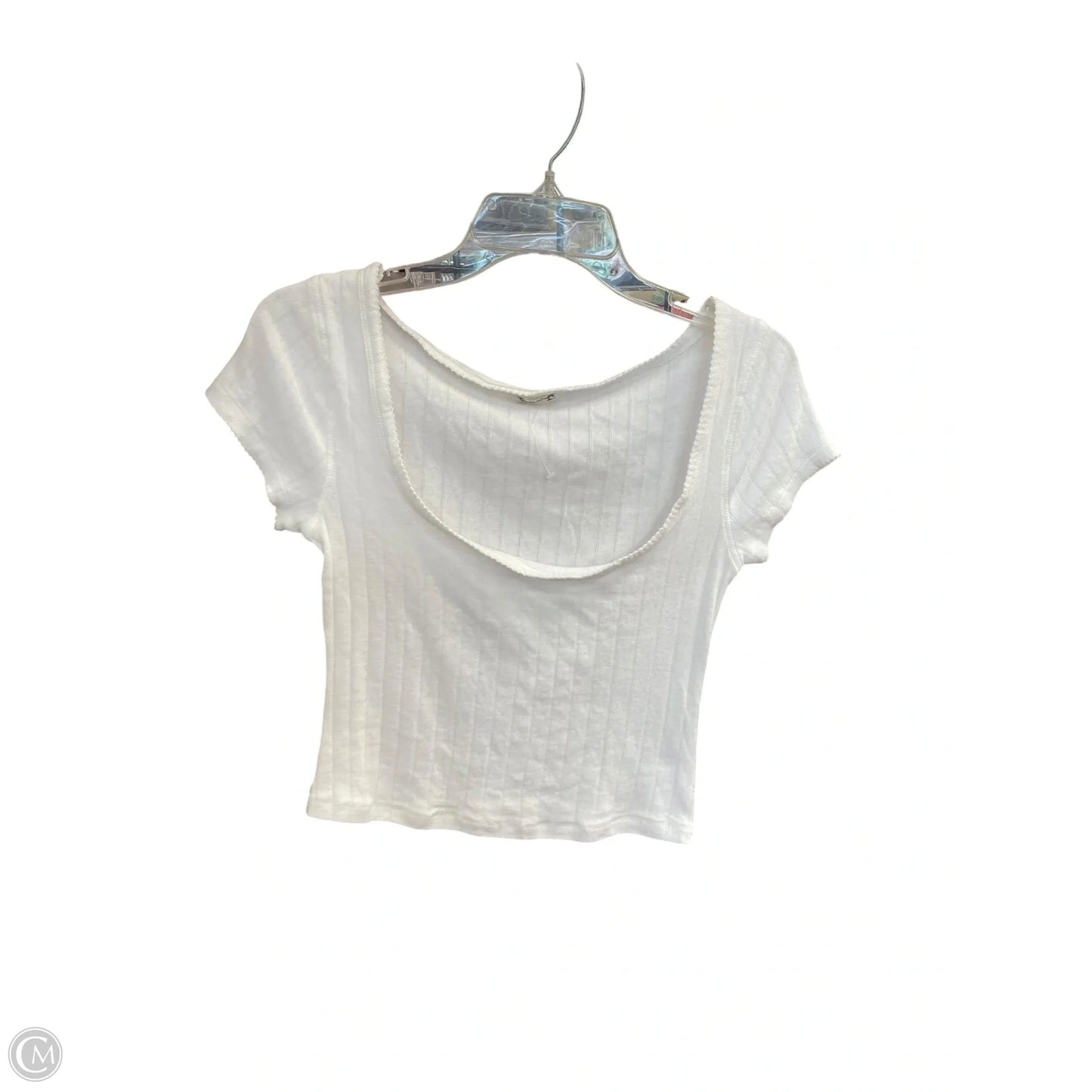 Top Short Sleeve By Free People In White, Size: S