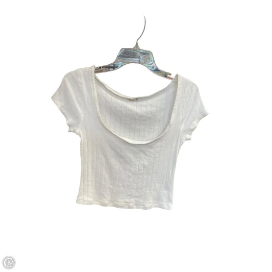 Top Short Sleeve By Free People In White, Size: S