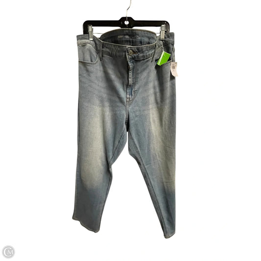 Jeans Straight By Old Navy In Blue, Size: 22