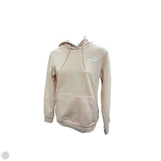 Sweatshirt Hoodie By Puma In Pink, Size: S